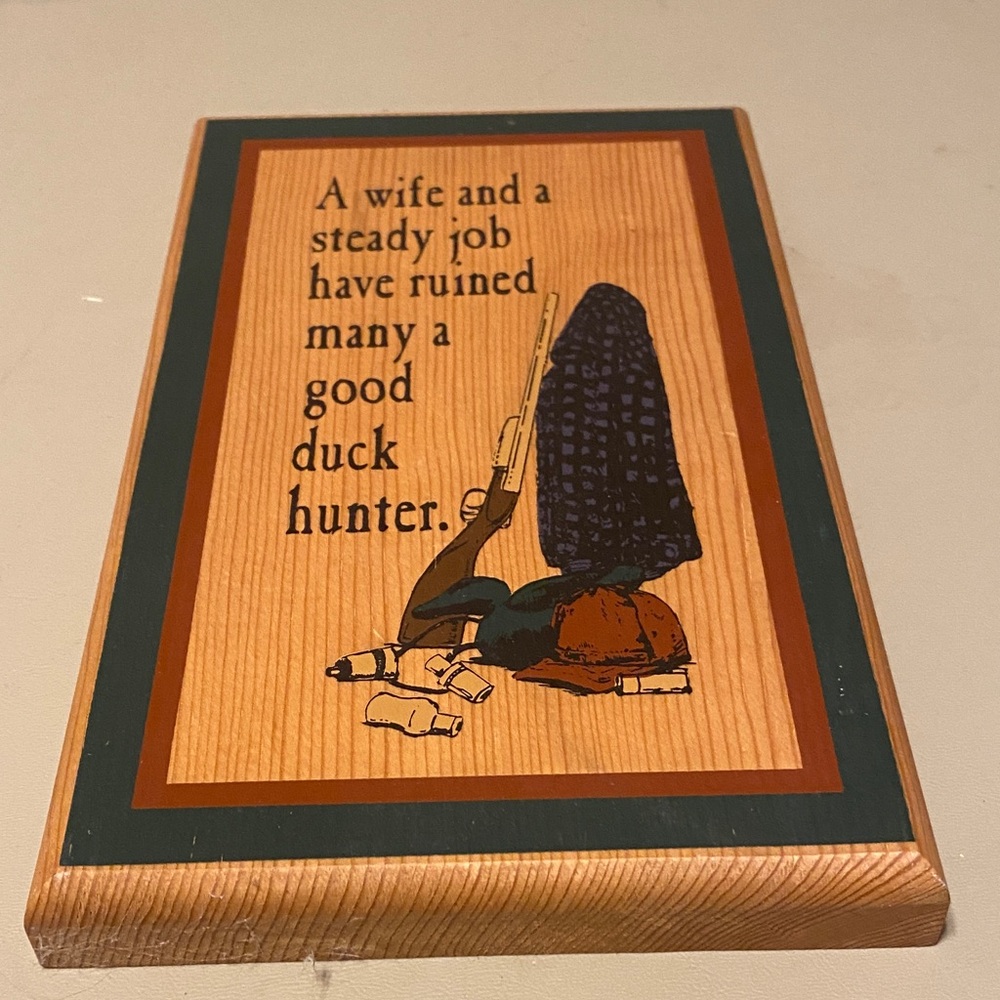 Wooden wall hanging